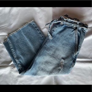 Zara girls distressed jeans